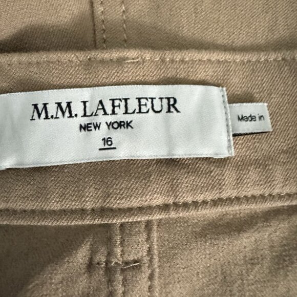 M.M. Lafleur The Milo Wide Leg Jeans Size 16 Eco Better Than Denim Stretch - Picture 6 of 7